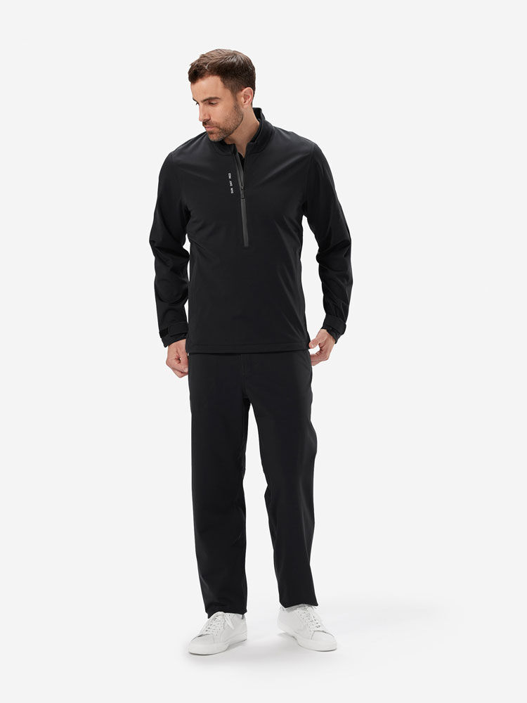Jacket with half zipper sale