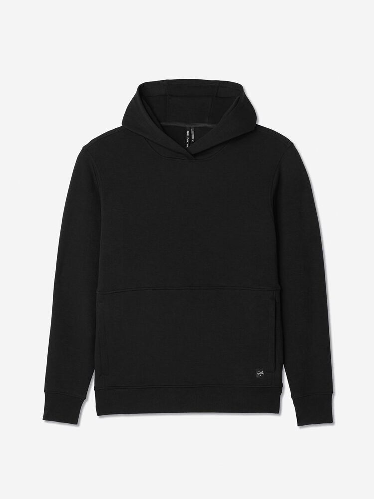 Lightweight black hoodie new arrivals