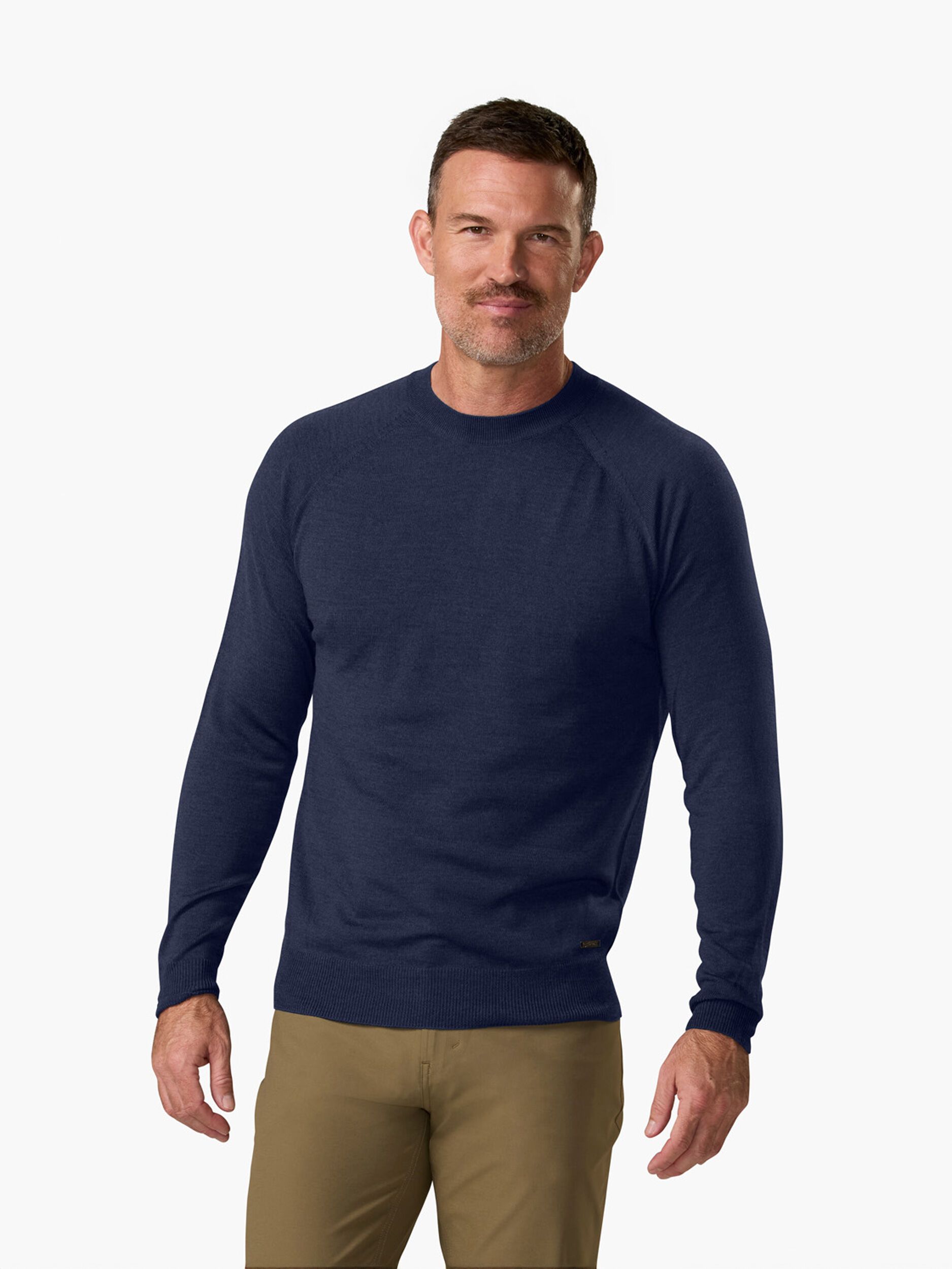 3D Merino Wool Crew | Sun Day Red